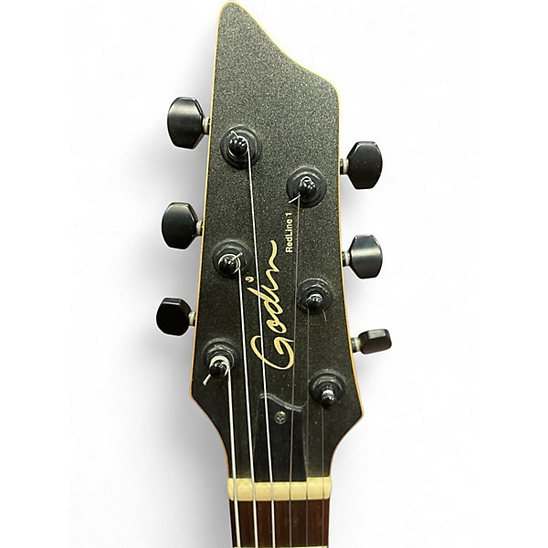 Used Godin REDLINE 1 GREY FLAKE Solid Body Electric Guitar