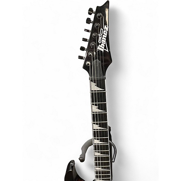 Used Ibanez GRG121 Silver Burst Solid Body Electric Guitar