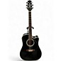 Used Takamine EF341C Black Acoustic Electric Guitar thumbnail