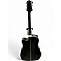 Used Takamine EF341C Black Acoustic Electric Guitar