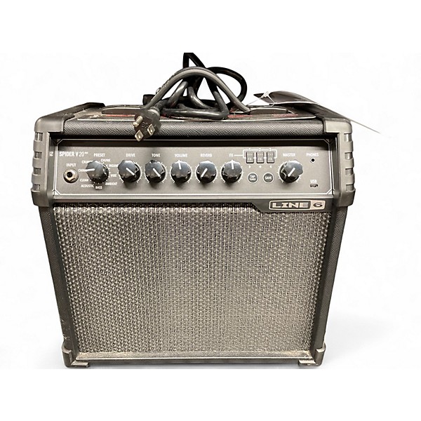 Used Line 6 Spider V 20 MkII 20w 1x8 Guitar Combo Amp