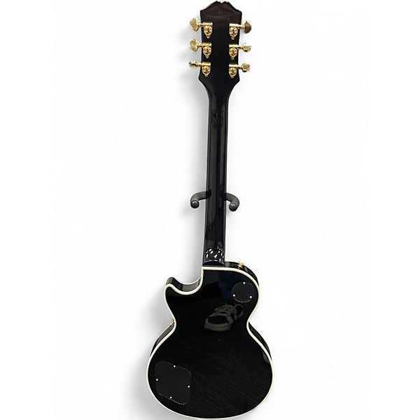 Used Epiphone Les Paul Custom Blackback Antique Ivory Solid Body Electric Guitar