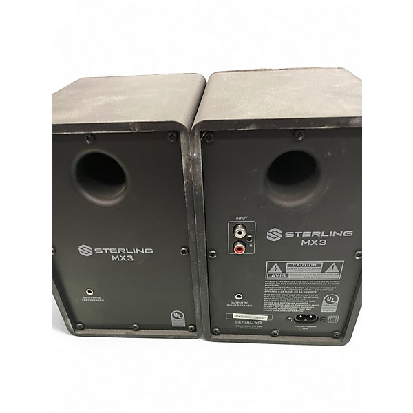 Used Sterling Audio MX3 Pair Powered Monitor