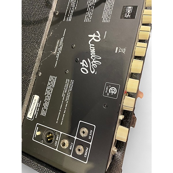 Used Fender rumble 40 Bass Combo Amp
