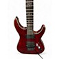 Used Schecter Guitar Research Hellraiser C1 Floyd Rose Black Cherry Solid Body Electric Guitar