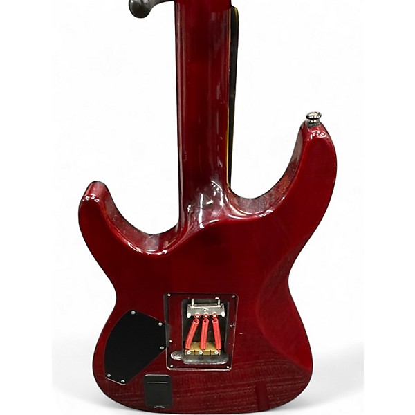 Used Schecter Guitar Research Hellraiser C1 Floyd Rose Black Cherry Solid Body Electric Guitar