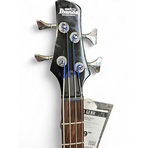 Used Ibanez GSR200 Red Electric Bass Guitar