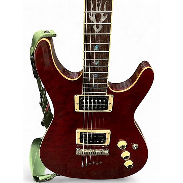 Used Ibanez SZ520 Trans Red Solid Body Electric Guitar