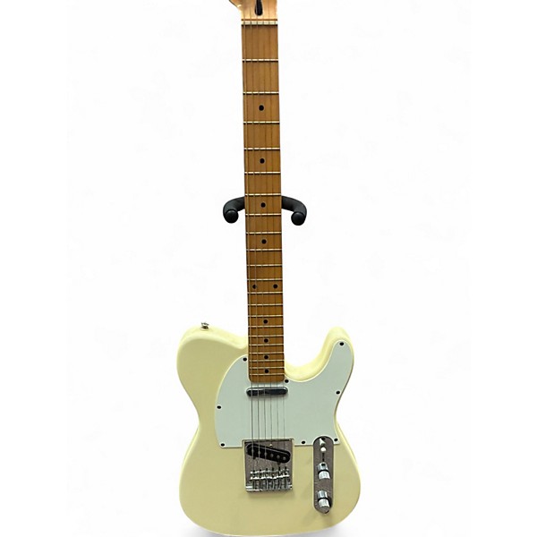 Used Squier Telecaster Pearl White Solid Body Electric Guitar