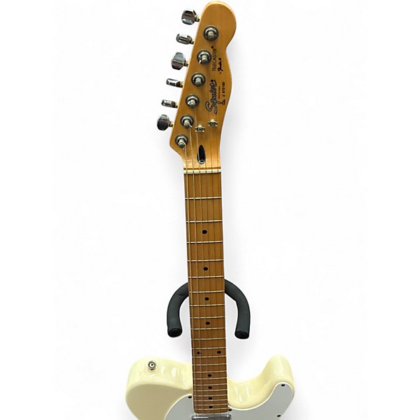Used Squier Telecaster Pearl White Solid Body Electric Guitar
