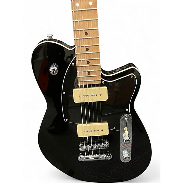 Used Reverend CHARGER 290 Black Solid Body Electric Guitar