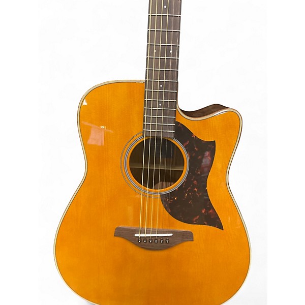 Used Yamaha A1R Natural Acoustic Electric Guitar