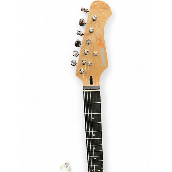 Used Donner SEEKER Alpine White Solid Body Electric Guitar