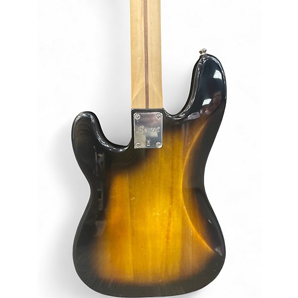 Used Squier Affinity Precision Bass Tobacco sun burst Electric Bass Guitar