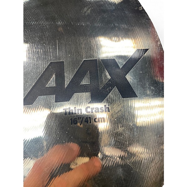 Used SABIAN 18in AAX Thin Crash Cymbal