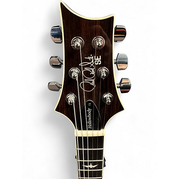 Used PRS SE HOLLOWBODY Trans Black Hollow Body Electric Guitar