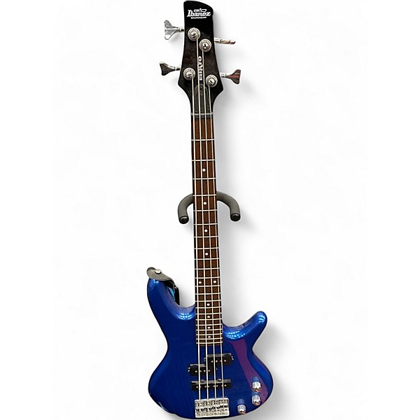 Used Ibanez GSRM20 Mikro Short Scale Blue Electric Bass Guitar