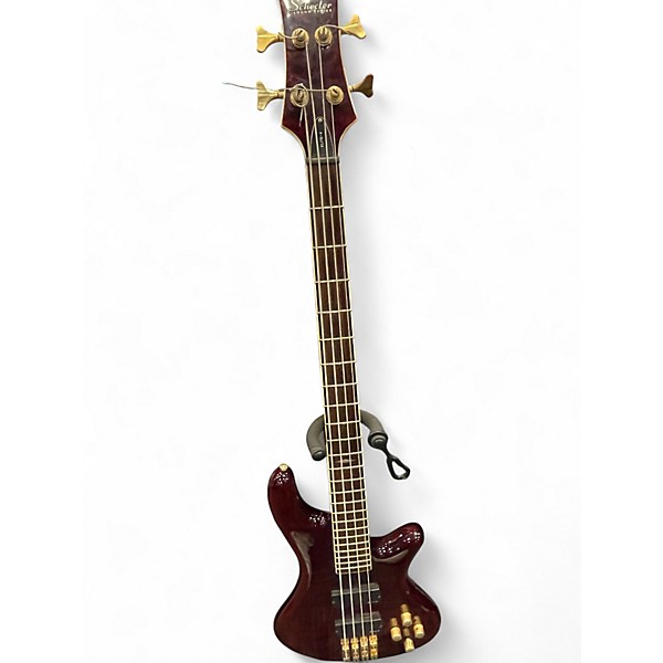 Used Schecter Guitar Research RESEARCH ELITE 4 red Electric Bass Guitar