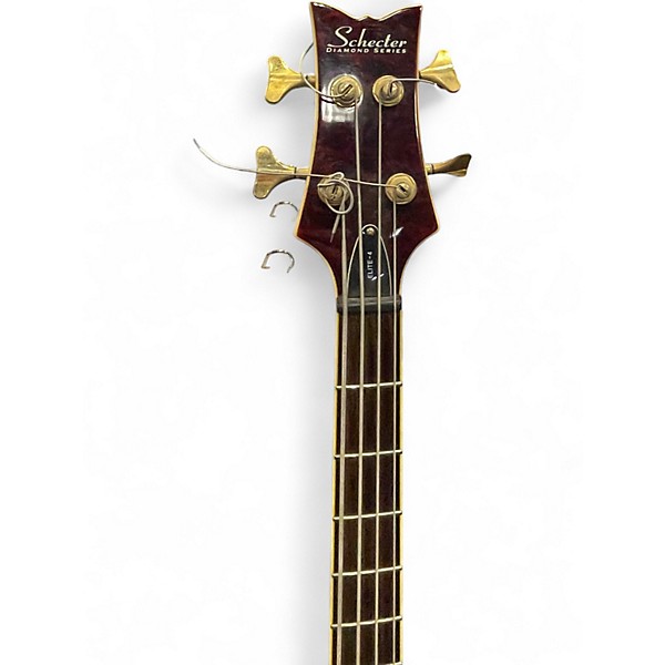 Used Schecter Guitar Research RESEARCH ELITE 4 red Electric Bass Guitar