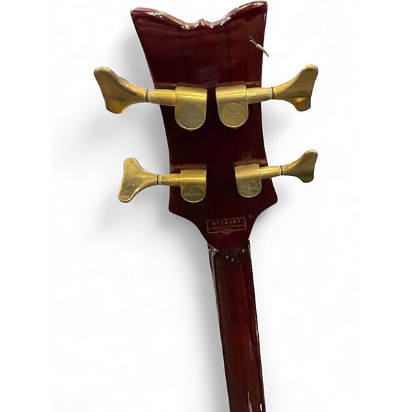 Used Schecter Guitar Research RESEARCH ELITE 4 red Electric Bass Guitar