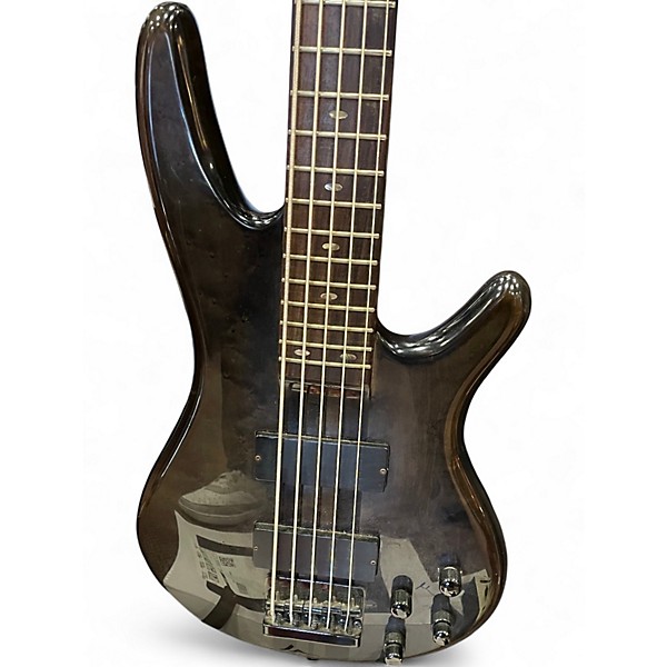 Used 2000s Ibanez SOUNDGEAR Black Electric Bass Guitar