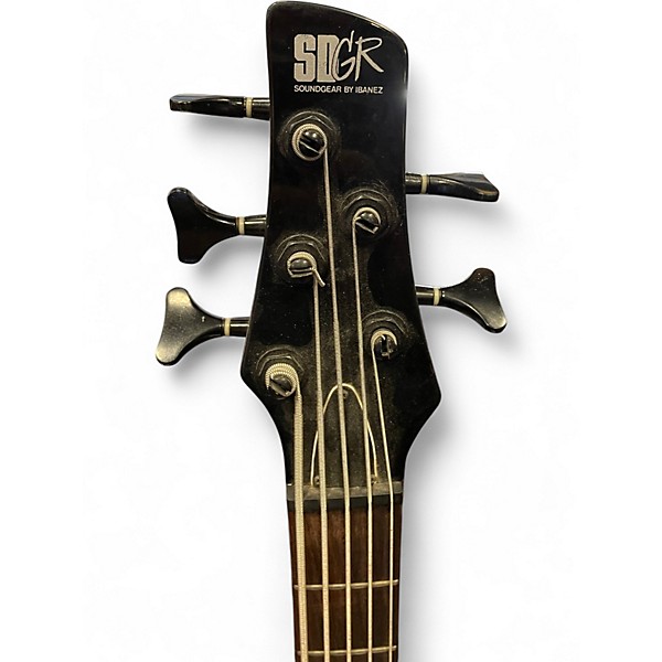 Used 2000s Ibanez SOUNDGEAR Black Electric Bass Guitar
