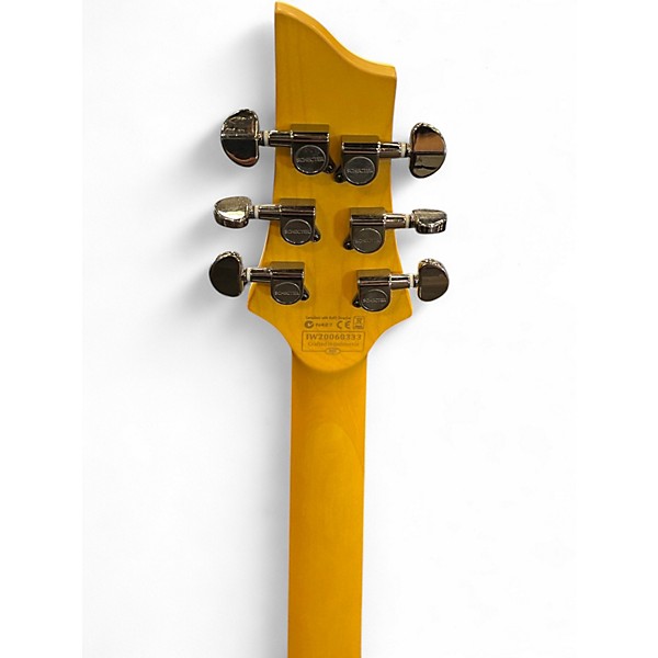 Used Schecter Guitar Research Omen Extreme 6 Purple Solid Body Electric Guitar