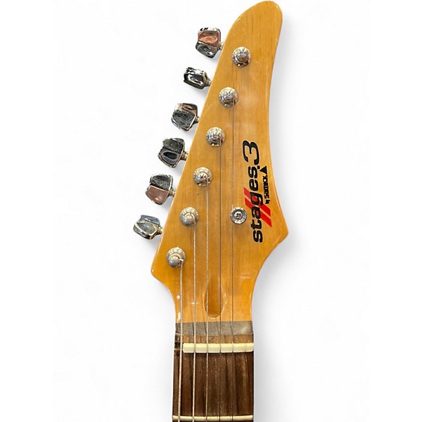 Used Samick STAGE 3 miami blue Solid Body Electric Guitar