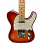 Used Fender American Deluxe Telecaster Aged Cherry Burst Solid Body Electric Guitar