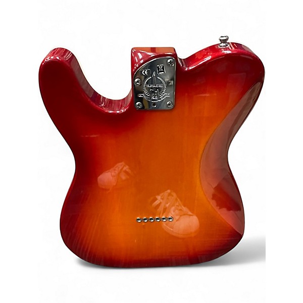 Used Fender American Deluxe Telecaster Aged Cherry Burst Solid Body Electric Guitar