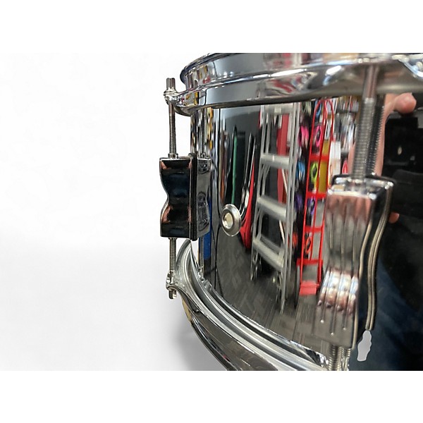 Used Ludwig 14X6.5 Backbeat Elite Steel Snare Chrome Drum