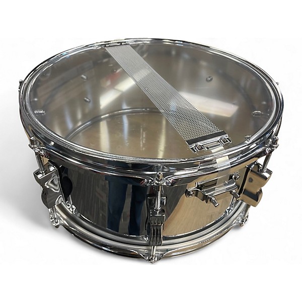 Used Ludwig 14X6.5 Backbeat Elite Steel Snare Chrome Drum