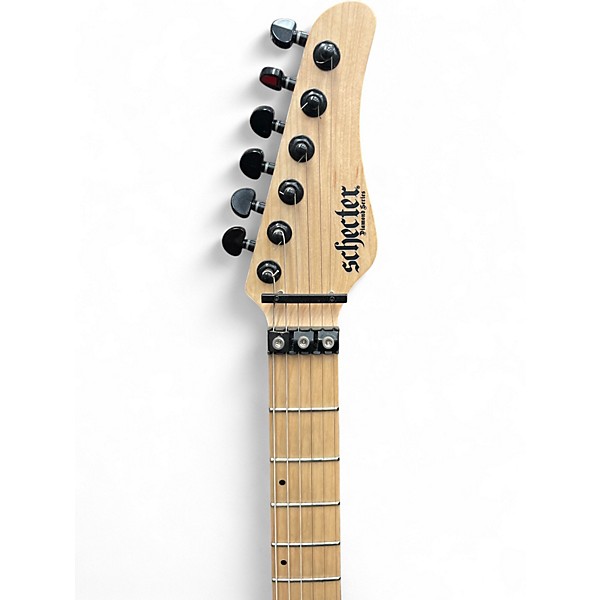 Used Schecter Guitar Research Diamond Series PT Mint Green Solid Body Electric Guitar