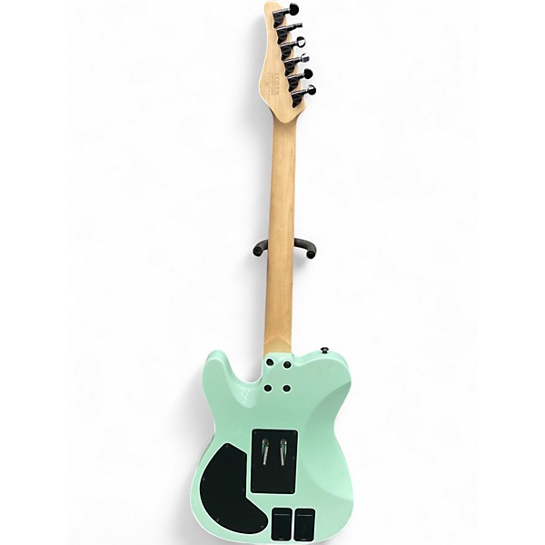 Used Schecter Guitar Research Diamond Series PT Mint Green Solid Body Electric Guitar