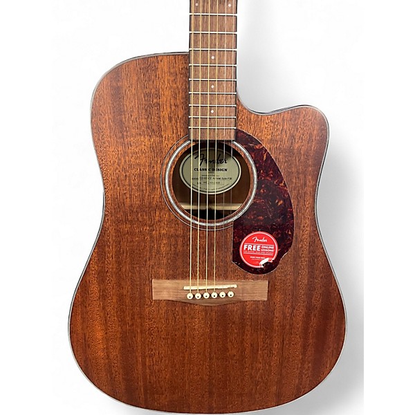 Used Fender CD60CE Mahogany Mahogany Acoustic Electric Guitar