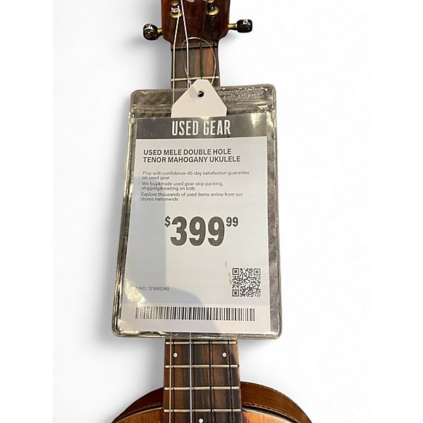 Used Mele DOUBLE HOLE TENOR Mahogany Ukulele