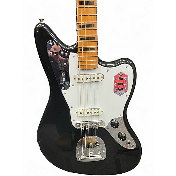 Used Fender VINTERA 70S JAGUAR Black Solid Body Electric Guitar