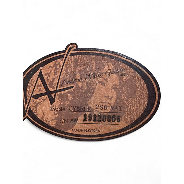 Used Andrew White Guitars cybele 2so Natural Acoustic Guitar