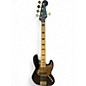 Used Squier Jazz Bass Deluxe Black Electric Bass Guitar thumbnail