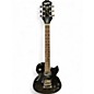 Used Epiphone Les Paul Tribute Plus Black Solid Body Electric Guitar thumbnail