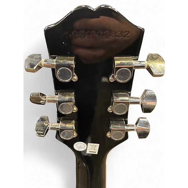 Used Epiphone Les Paul Tribute Plus Black Solid Body Electric Guitar