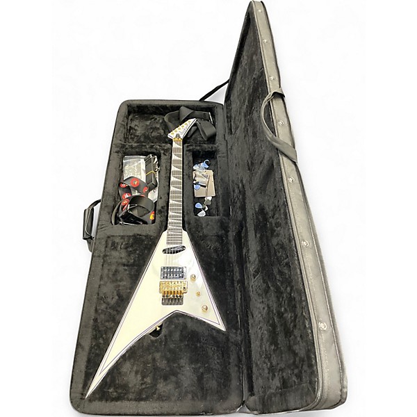 Used Jackson CONCEPT SERIES RHOADS RR24HS WHITE Solid Body Electric Guitar