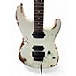 Used Charvel Pro Mod Relic San Dimas Style 1 HH FR White Solid Body Electric Guitar