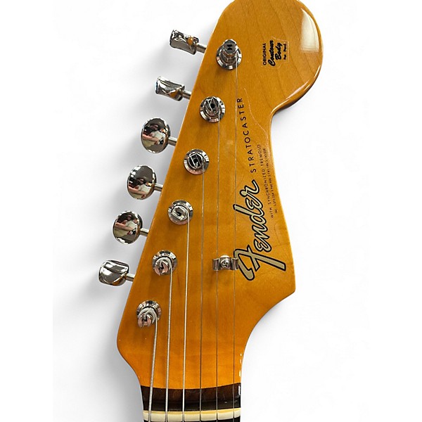 Used 2025 Fender American Vintage 1965 Stratocaster Shoreline Gold Solid Body Electric Guitar