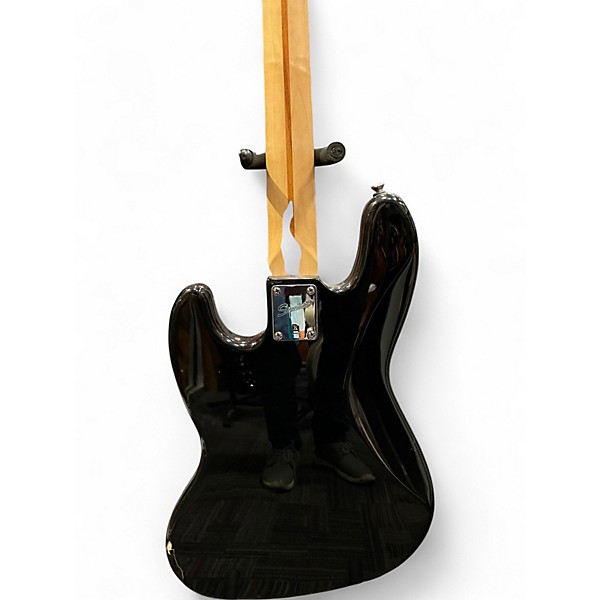 Used Squier Affinity Jazz Bass Black Electric Bass Guitar