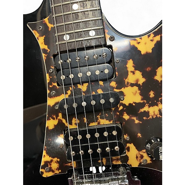 Used Ibanez RT 450 Black and Yellow Solid Body Electric Guitar