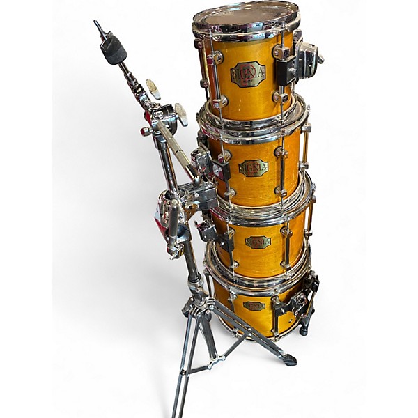 Used Premier 5 Piece SIGNIA MAPLE 5 PIECE WITH TOM MOUNT HARDWARE MAPLE Drum Kit