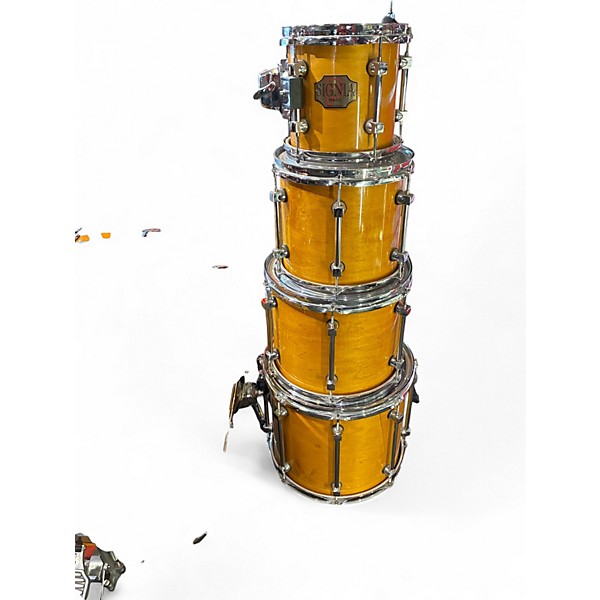 Used Premier 5 Piece SIGNIA MAPLE 5 PIECE WITH TOM MOUNT HARDWARE MAPLE Drum Kit