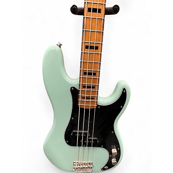 Used Squier Classic Vibe 70s Precision Bass Surf Green Electric Bass Guitar