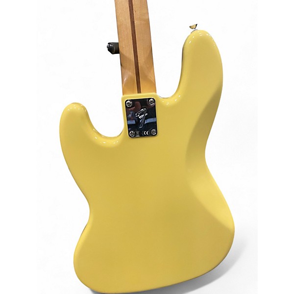 Used Fender Player Jazz Bass YELLOW Electric Bass Guitar